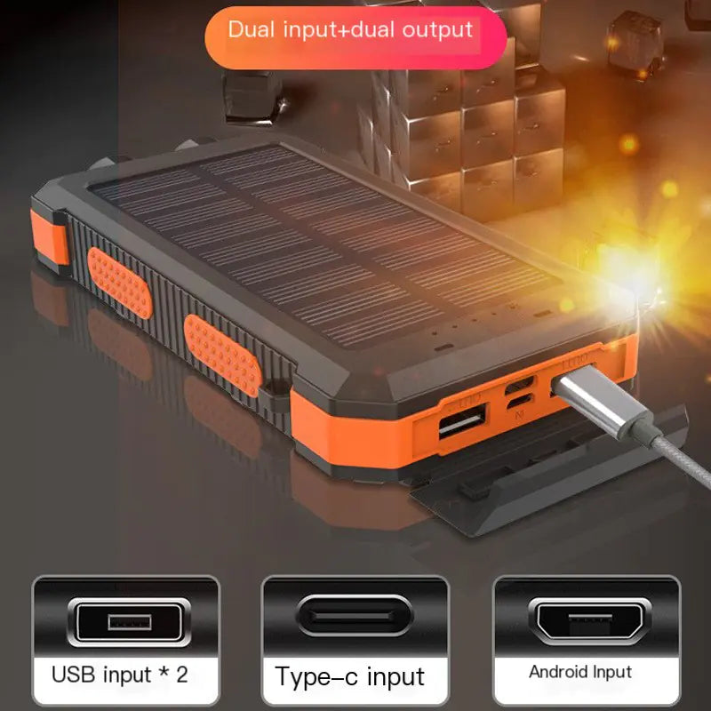Bateria portatil con carga solar
